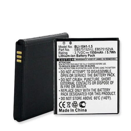 EMPIRE 3.7V Samsung Galaxy S Li-ion 1550 mAh Battery - 5.74 watt BLI-1041-1.5